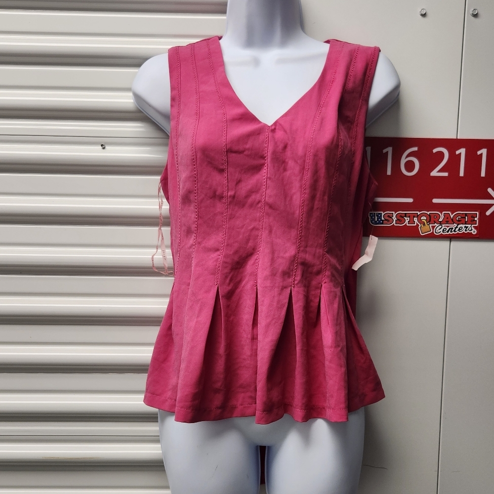 Pink Peplum Top
